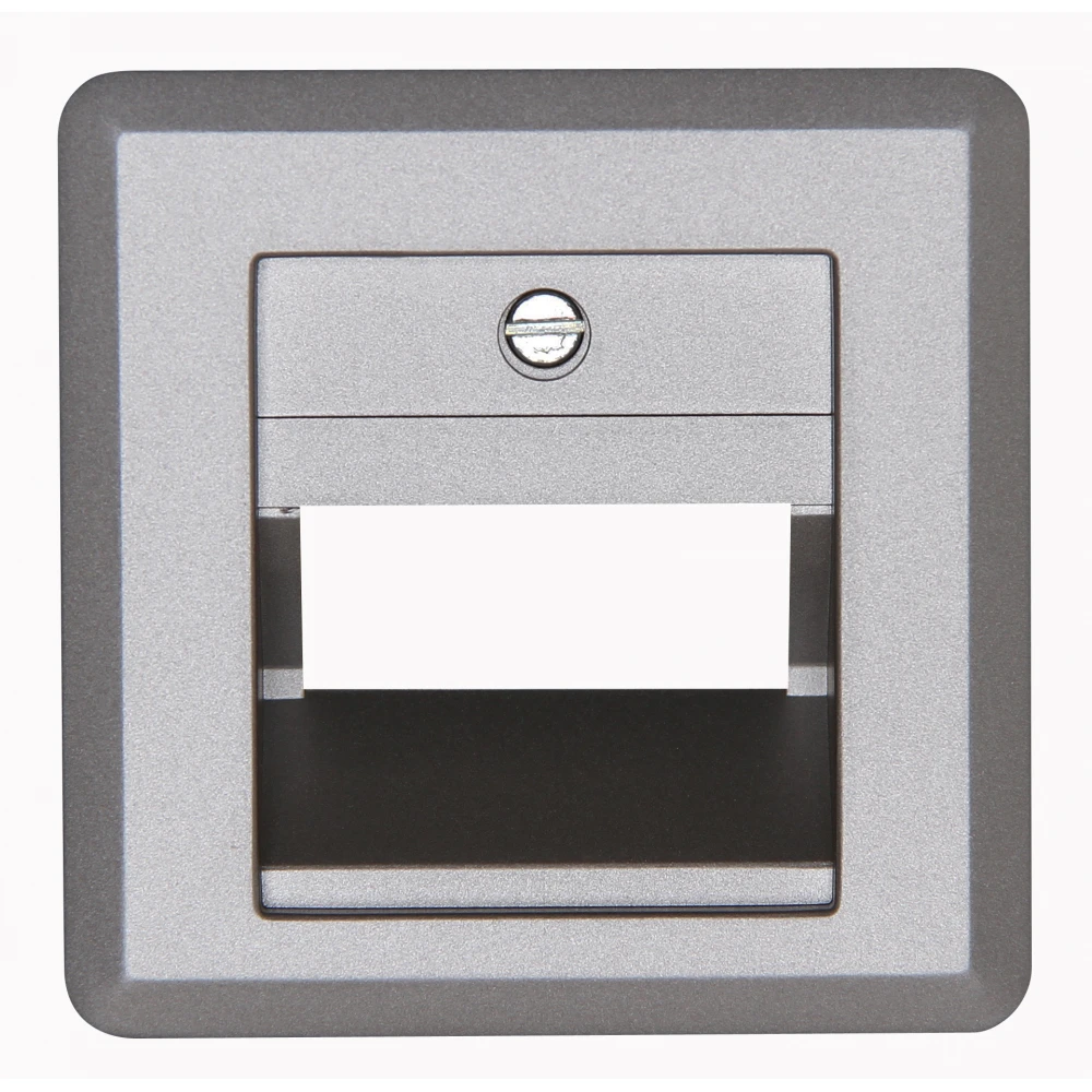 Πρίζα CAT6 DATA Διπλή Σε Ασημί Χρώμα HK02 - Kopp