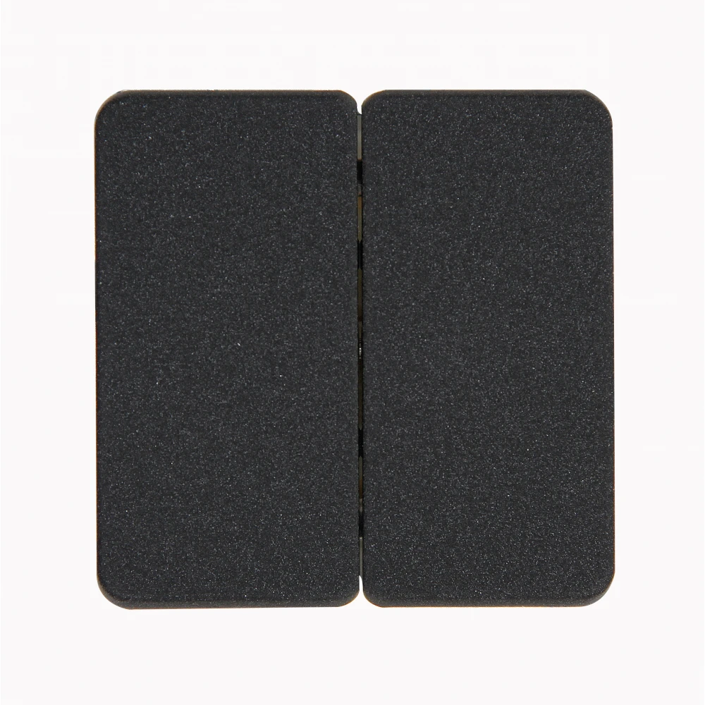 Διακόπτης Διπλός Μπουτόν Σε Ανθρακί Χρώμα 10A 250V HK02 - Kopp