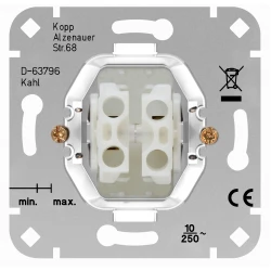 Διακόπτης Διπλός K/M Σε Διάφορα Χρώματα 10A 250V HK02 - Kopp