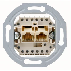 Πρίζα Τηλεφώνου Διπλή Σε Διάφορα Χρώματα HK02 - Kopp