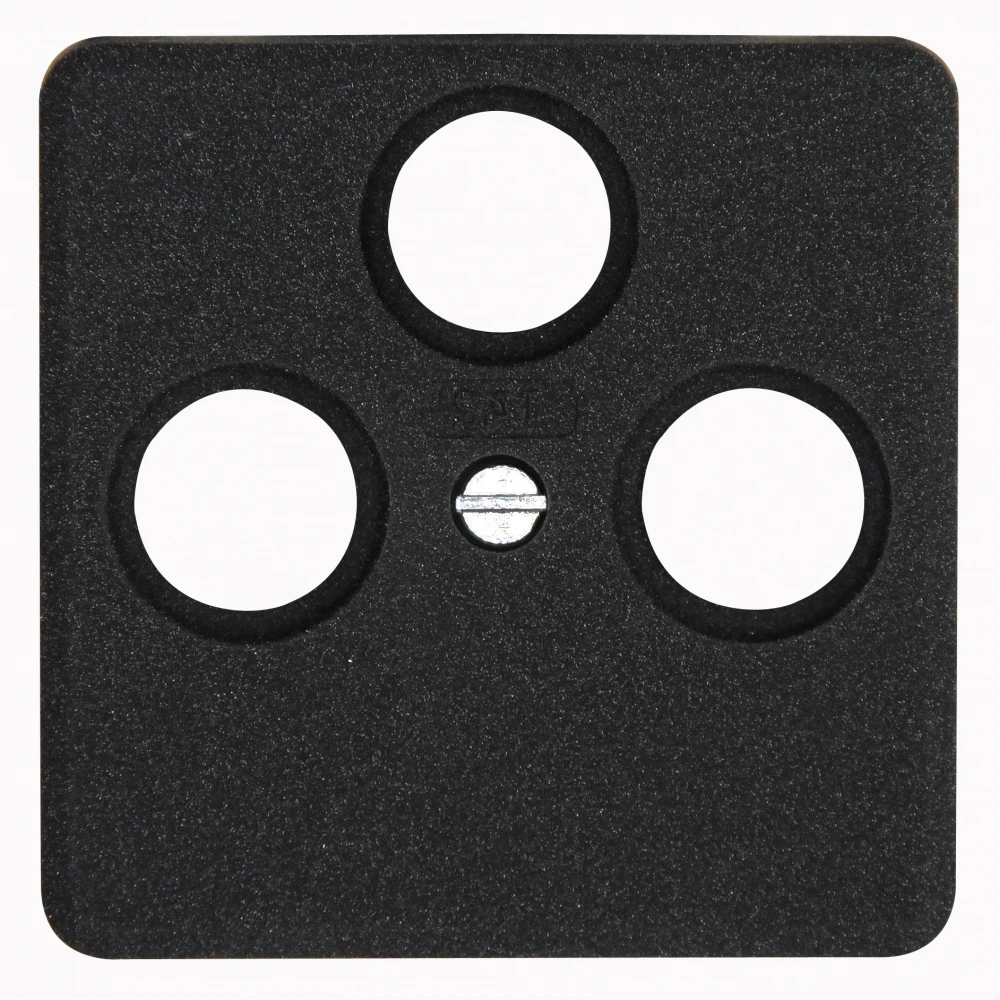 Πρίζα TV-FM SAT Διελεύσεως Σε Ανθρακί Χρώμα HK02 - Kopp