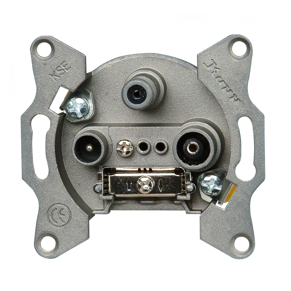 Πρίζα TV-FM SAT Διελεύσεως Από Ξύλο Βένγκε HK02 - Kopp