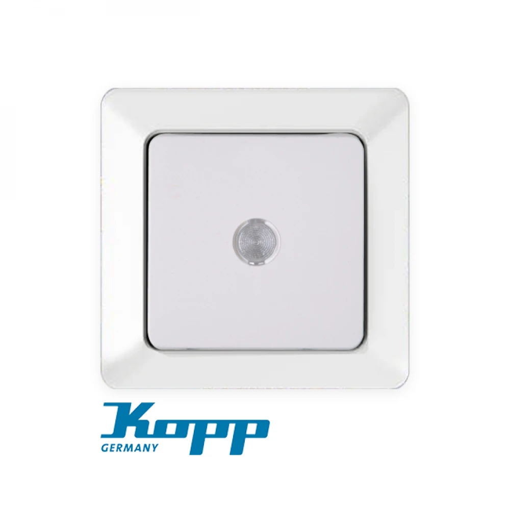Διακόπτης Μπουτόν Mε Φως 230V Μονός Σε Διάφορα Χρώματα 10A 250V HK02 - Kopp