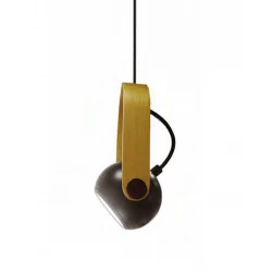 ΚΡΕΜΑΣΤΟ ΞΥΛΙΝΟ LED ΦΩΤΙΣΤΙΚΟ DIMMABLE 5W 400Lm 3000K Ø11cm ΜΑΥΡΟ / ΣΚΟΥΡΟ ΞΥΛΟ - BALLO-BK - LUCIDO