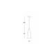 ΚΡΕΜΑΣΤΟ ΞΥΛΙΝΟ LED ΦΩΤΙΣΤΙΚΟ DIMMABLE 4W 360Lm 3000K Ø8cm ΜΑΥΡΟ / ΣΚΟΥΡΟ ΞΥΛΟ - CONO-BK - LUCIDO