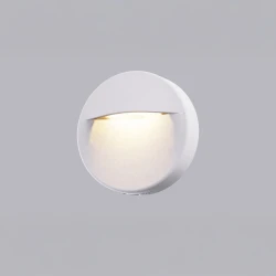 LED Φωτιστικό Διαδρόμου Εξωτερικού Χώρου 3W 3000K IP65 Λευκό Ματ Brow-RD - LUCIDO