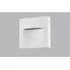 LED Φωτιστικό Διαδρόμου Εξωτερικού Χώρου 3W 3000K IP65 Λευκό Ματ Brow-SQ - LUCIDO