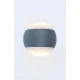 Led Απλίκα Εξωτερικού Χώρου σε Σκουρο Γκρι 12cm 10W IP65 3000K UP-DOWN Buck - LUCIDO