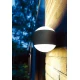 Led Απλίκα Εξωτερικού Χώρου σε Σκουρο Γκρι 12cm 10W IP65 3000K UP-DOWN Buck - LUCIDO