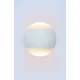 Led Απλίκα Εξωτερικού Χώρου σε Ματ Λευκό 12cm 10W IP65 3000K UP-DOWN Buck - LUCIDO
