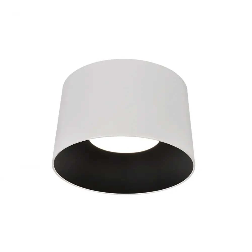 LED Φωτιστικό Οροφής Λευκό και Μαύρο 24W 3000K D35cm Dimmable - Dark-CS - LUCIDO
