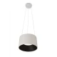 LED Κρεμαστό Φωτιστικό Λευκό και Μαύρο 24W 3000K Dimmable D35cm - Dark-PS - LUCIDO