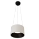 LED Κρεμαστό Φωτιστικό Λευκό και Μαύρο 36W 3000K Dimmable D50cm - Dark-PM - LUCIDO