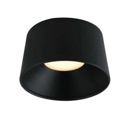 LED Φωτιστικό Οροφής Μαύρο 8W 3000K D17cm Dimmable - Dark-XS BK - LUCIDO