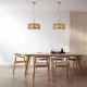 Κρεμαστό LED Φωτιστικό Antique Brass Ατσάλι με Καφέ Γυαλί 13W 1100lm 3000K Dimmable 17x38cm - Disco-B - LUCIDO