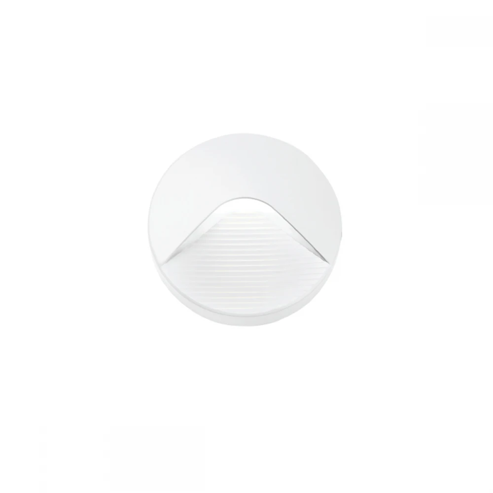 LED Φωτιστικό Διαδρόμου Εξωτερικού Χώρου D13cm Λευκό Ματ 3W 210lm 4000K IP65 - Path RD-2WH - LUCIDO