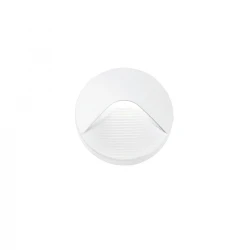 LED Φωτιστικό Διαδρόμου Εξωτερικού Χώρου D13cm Λευκό Ματ 3W 210lm 4000K IP65 - Path RD-2WH - LUCIDO
