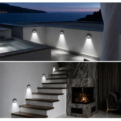 LED Φωτιστικό Διαδρόμου Εξωτερικού Χώρου D13cm Σκούρο Γκρι 3W 210lm 4000K IP65 - Path RD-2DG - LUCIDO
