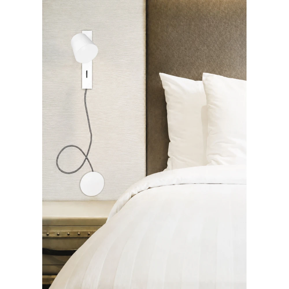 LED Επιτοίχιο Φωτιστικό Από Αλουμίνιο Λευκό 6W FIX LUCIDO
