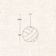 ΚΡΕΜΑΣΤΟ ΦΩΤΙΣΤΙΚΟ KOBE-300 ΑΠΟ ΜΕΤΑΞΙ & ΑΤΣΑΛΙ  1xE27 ΜΑΥΡΟ / ΛΕΥΚΟ D30 - LUCIDO