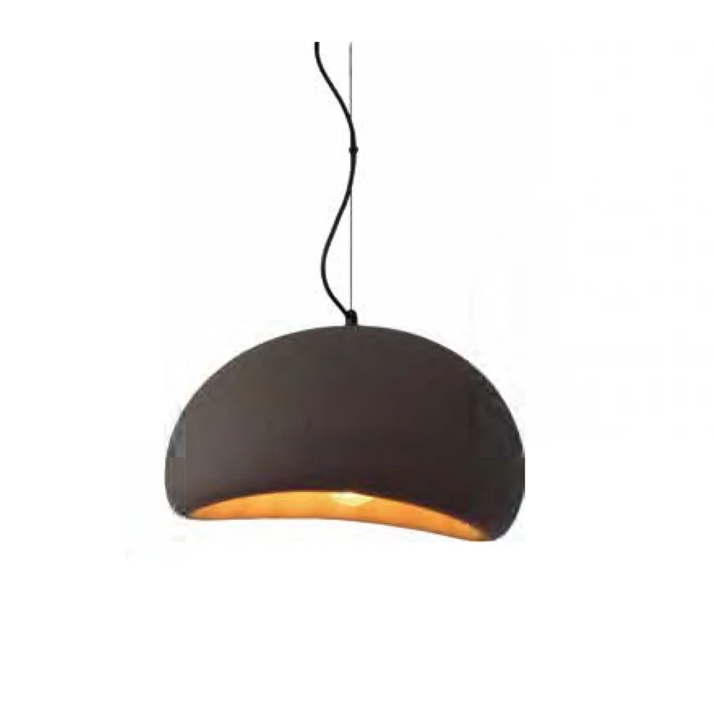 ΚΡΕΜΑΣΤΟ ΦΩΤΙΣΤΙΚΟ ΜΟΚΑ ΑΠΟ HDPE Ø30cm 1xE27 ΦΙΛΟΣΟΦΙΑΣ WABI-SABI - MUDCRAFT-A30 MK - LUCIDO