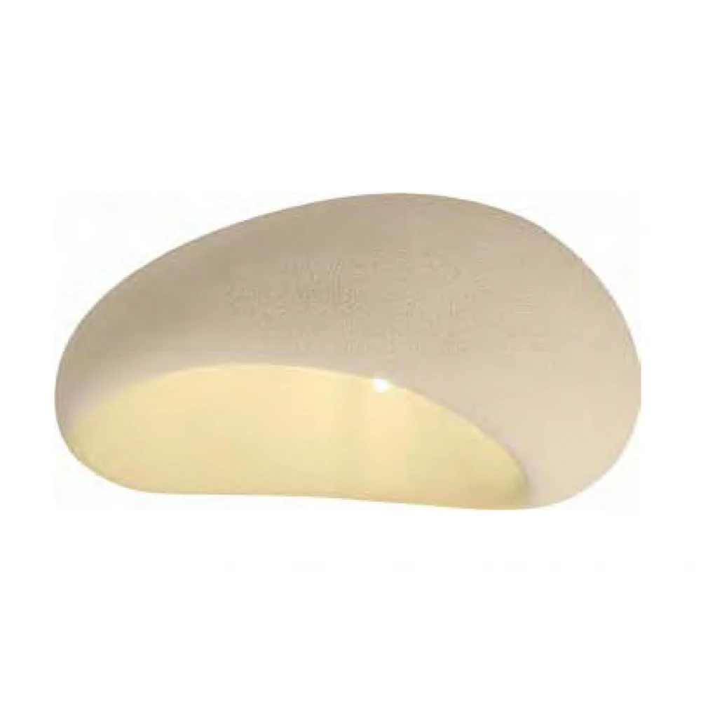 Πλαφονιέρα Οροφής Blacken Brown Από HDPE D60cm 1xE27 Φιλοσοφίας Wabi-Sabi - Mudcraft-C60 CR - LUCIDO
