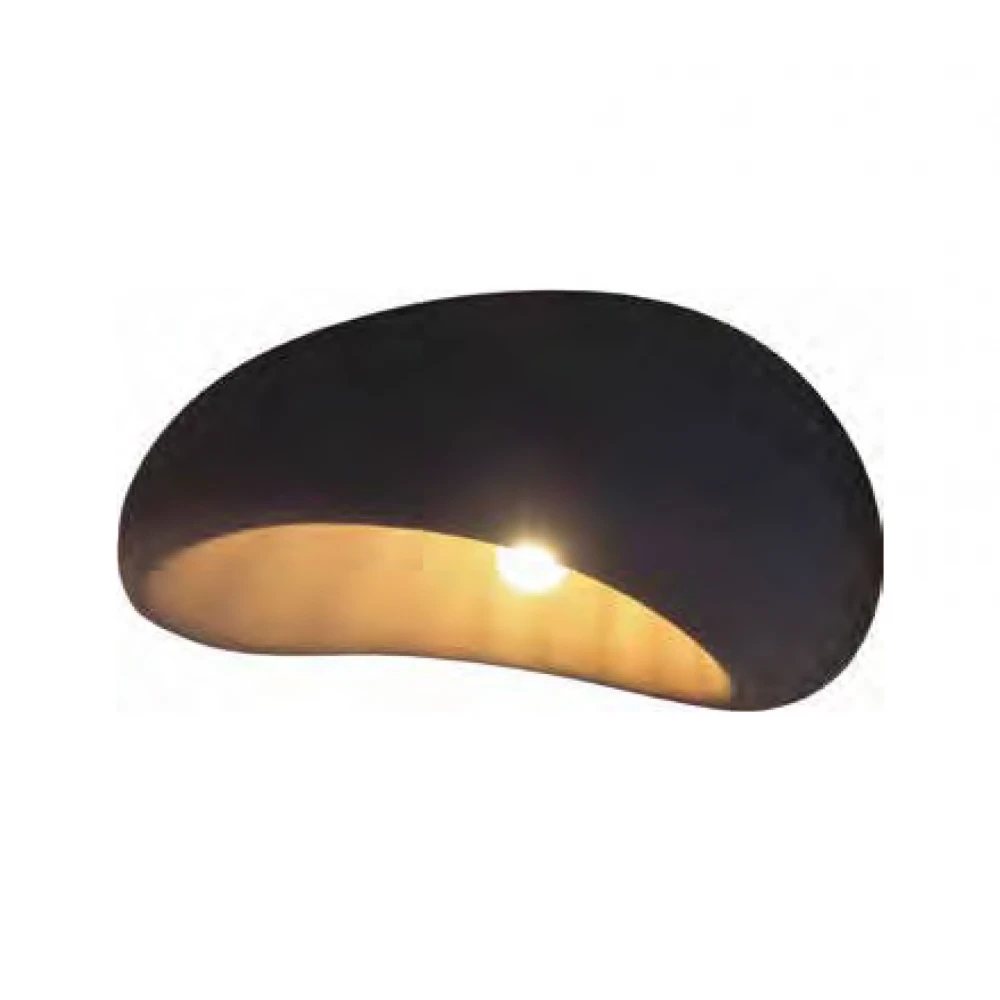 ΠΛΑΦΟΝΙΕΡΑ ΟΡΟΦΗΣ ΜΟΚΑ ΑΠΟ HDPE Ø60cm 1xE27 ΦΙΛΟΣΟΦΙΑΣ WABI-SABI - MUDCRAFT-C60 MK - LUCIDO