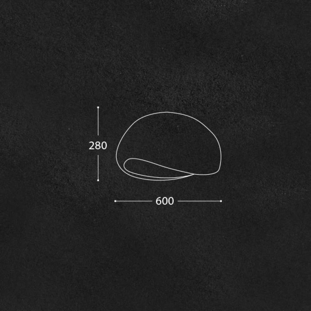 ΠΛΑΦΟΝΙΕΡΑ ΟΡΟΦΗΣ ΜΟΚΑ ΑΠΟ HDPE Ø60cm 1xE27 ΦΙΛΟΣΟΦΙΑΣ WABI-SABI - MUDCRAFT-C60 MK - LUCIDO