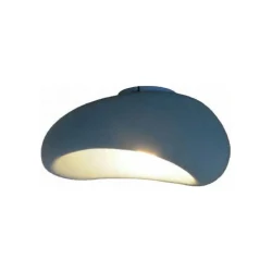 ΠΛΑΦΟΝΙΕΡΑ ΟΡΟΦΗΣ ΓΑΛΑΖΙΑ ΑΠΟ HDPE Ø40cm 1xE27 ΦΙΛΟΣΟΦΙΑΣ WABI-SABI - MUDCRAFT-C40 LB - LUCIDO