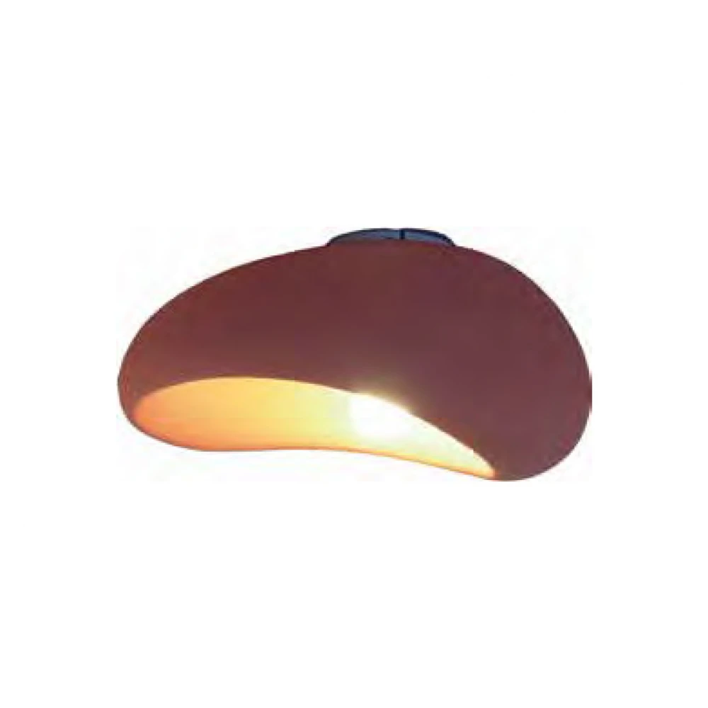 ΠΛΑΦΟΝΙΕΡΑ ΟΡΟΦΗΣ ΡΟΖ ΑΠΟ HDPE Ø60cm 1xE27 ΦΙΛΟΣΟΦΙΑΣ WABI-SABI - MUDCRAFT-C60 PK - LUCIDO