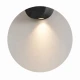 LED Απλίκα Τοίχου Από Φυσική Πέτρα Μαύρη 3W D10cm 2700K Pill-BK - LUCIDO
