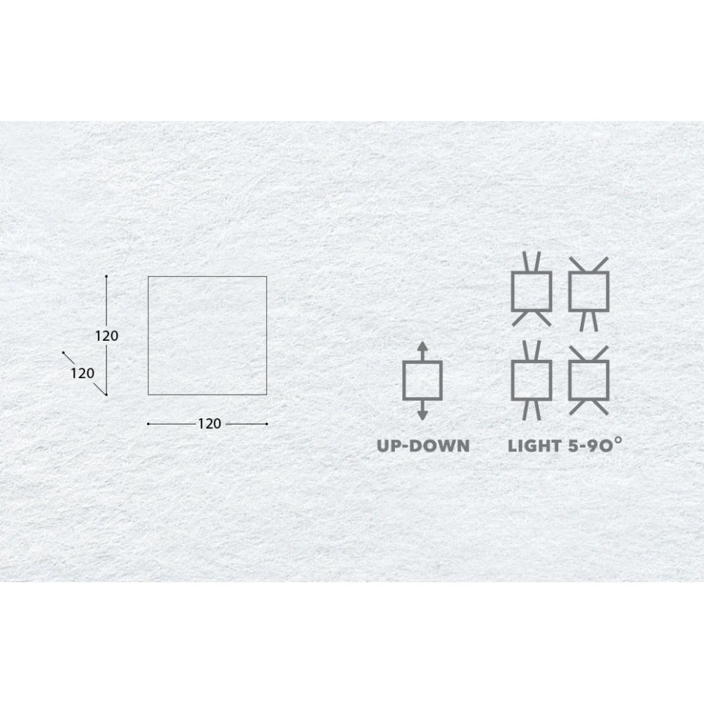  LED Απλίκα Τοίχου από Φυσική Τραβερτίνη 12cm IP54 7W 2700K Up-Down - Primitive-BR LUCIDO
