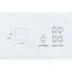  LED Απλίκα Τοίχου από Φυσική Τραβερτίνη 12cm IP54 7W 2700K Up-Down - Primitive-BR LUCIDO