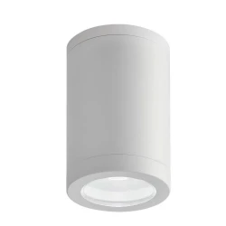 Φωτιστικό Οροφής Εξωτερικού Χώρου Rondo-CL 9cm GU10 IP54 Λευκό Ματ - LUCIDO
