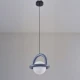 Κρεμαστό Φωτιστικό από Ρητίνη Γκρι 1xG9 D25cm - Rainbow-GR - LUCIDO
