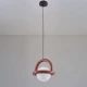 Κρεμαστό Φωτιστικό από Ρητίνη Terracotta 1xG9 D25cm - Rainbow-RG - LUCIDO