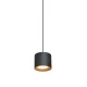 ΚΡΕΜΑΣΤΟ LED ΦΩΤΙΣΤΙΚΟ DIMMABLE 10W 700Lm 3000K Ø17cm ΜΑΥΡΟ / ΞΥΛΟ - ROLLER-BK - LUCIDO