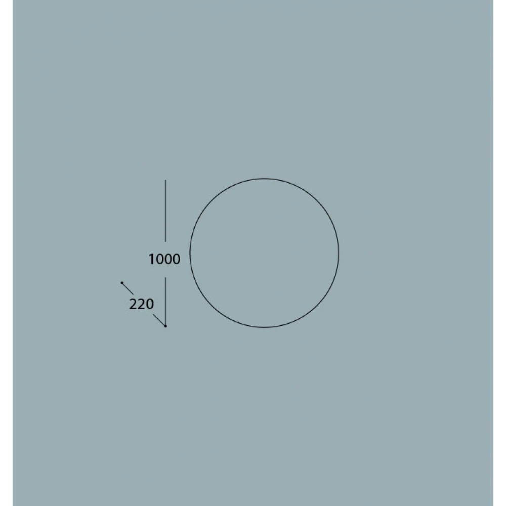 LED Πλαφονιέρα Μεταλλική με DuPont Ύφασμα Λευκή 36W Dimmable D100cm Sailor Moon - LUCIDO