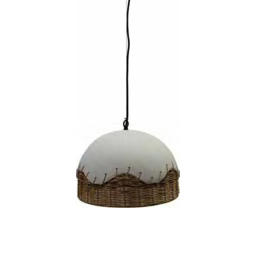 ΚΡΕΜΑΣΤΟ ΦΩΤΙΣΤΙΚΟ ΑΠΟ ΣΚΥΡΟΔΕΜΑ & ΦΥΣΙΚΟ RATTAN 1xE27 - SHACK-B - LUCIDO