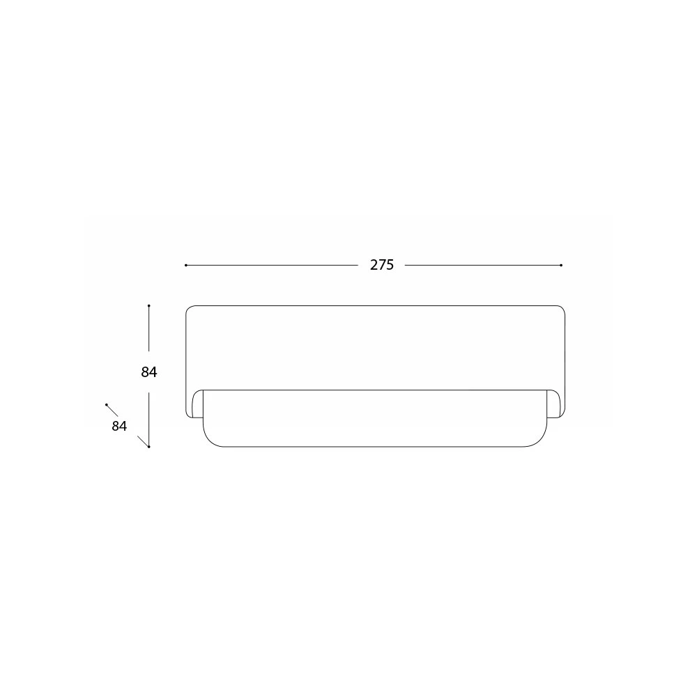 Led Απλίκα Επίτοιχη UP 8W 230V IP65 Θερμό Σε Λευκό Ματ Με Οπαλ PC Κάλυμμα Torpedo Louver - LUCIDO