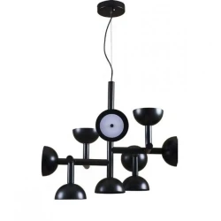 LED Κρεμαστό Φωτιστικό Μαύρο 72W 3000K D65cm Dimmable - Unblocker-L - LUCIDO
