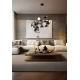 LED Κρεμαστό Φωτιστικό Μαύρο 72W 3000K D65cm Dimmable - Unblocker-L - LUCIDO