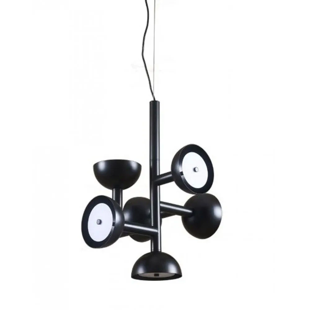 LED Κρεμαστό Φωτιστικό Μαύρο 48W 3000K D45cm Dimmable - Unblocker- M - LUCIDO