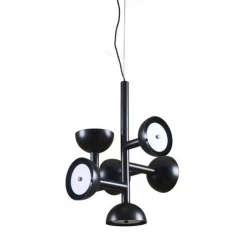 LED Κρεμαστό Φωτιστικό Μαύρο 48W 3000K D45cm Dimmable - Unblocker- M - LUCIDO