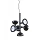 LED Κρεμαστό Φωτιστικό Μαύρο 48W 3000K D45cm Dimmable - Unblocker- M - LUCIDO