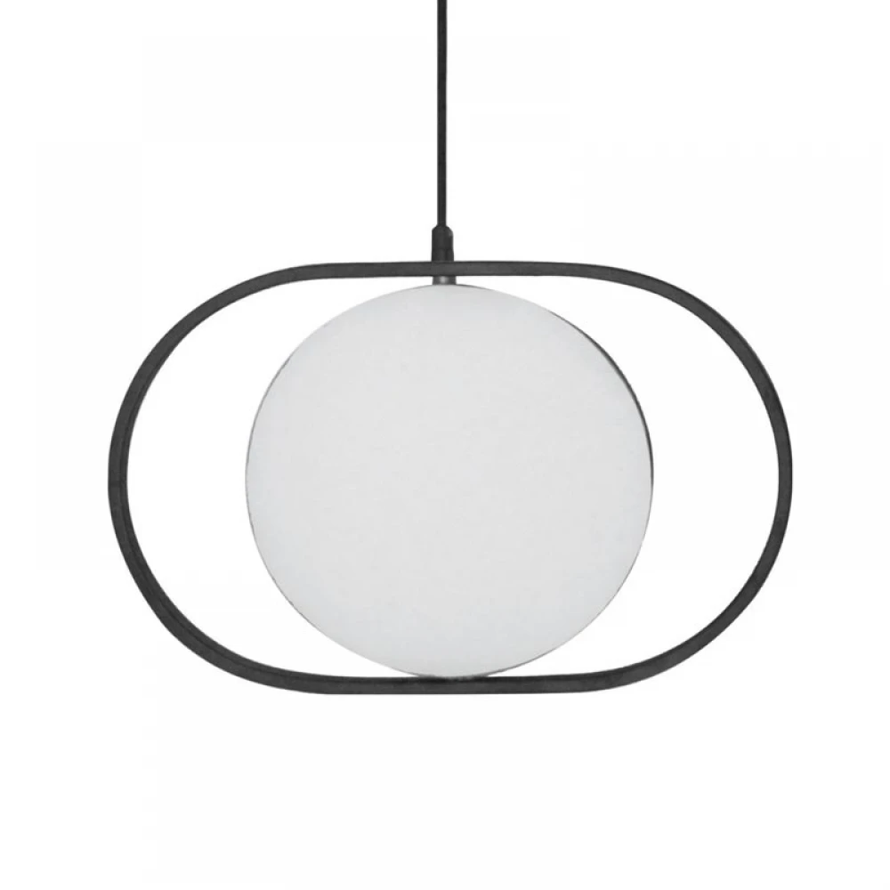 LED Κρεμαστό Φωτιστικό Μαύρο Περιστρεφόμενο 18W 1260lm DIMMABLE - BALANCE HM - LUCIDO