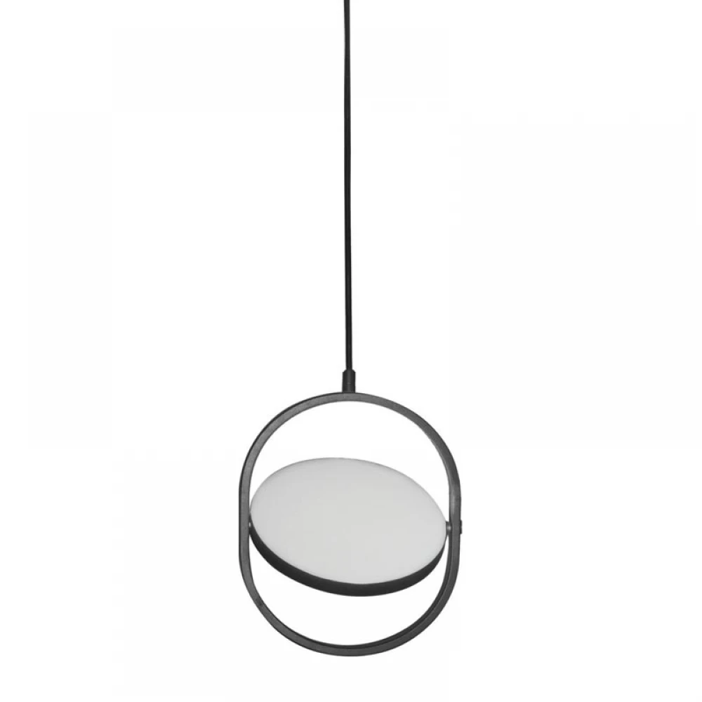 LED Κρεμαστό Φωτιστικό Μαύρο Περιστρεφόμενο 12W 840lm DIMMABLE - BALANCE VS - LUCIDO