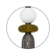 Led Κρεμαστό Φωτιστικό Από Γυαλί Opal - Lime - Smoked 20W Dimmable Balloons-L1 LUCIDO