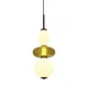 Led Κρεμαστό Φωτιστικό Από Γυαλί Opal - Lime 12W Dimmable Balloons-M2 LUCIDO