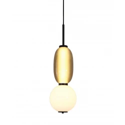 Led Κρεμαστό Φωτιστικό Από Γυαλί Smoked - Opal 12W Dimmable Balloons-S1 LUCIDO
